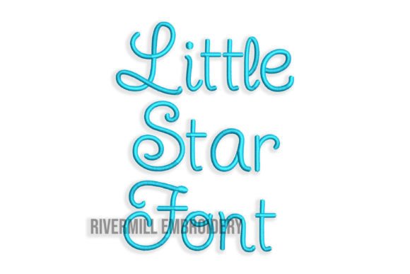 1 Little Star Embroidery Font Review