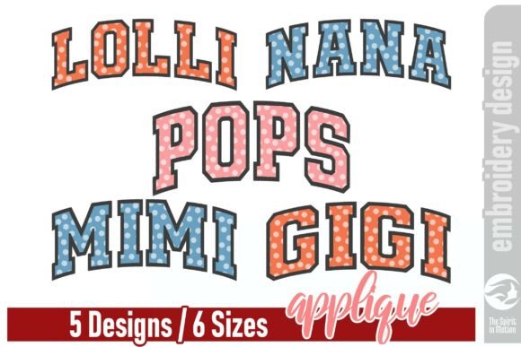 Mother's Day Applique Design Bundle - V2