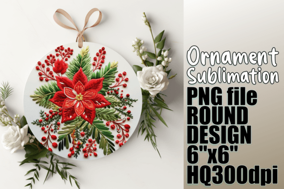Seasonal 3D Circle Embroidery