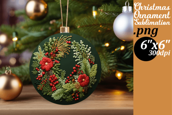 Seasonal 3D Circle Embroidery Art